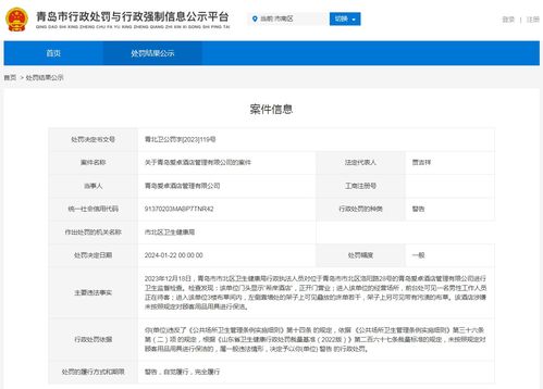 青島愛(ài)卓酒店管理處罰案件解析 企業(yè)合規(guī)管理的警示與反思